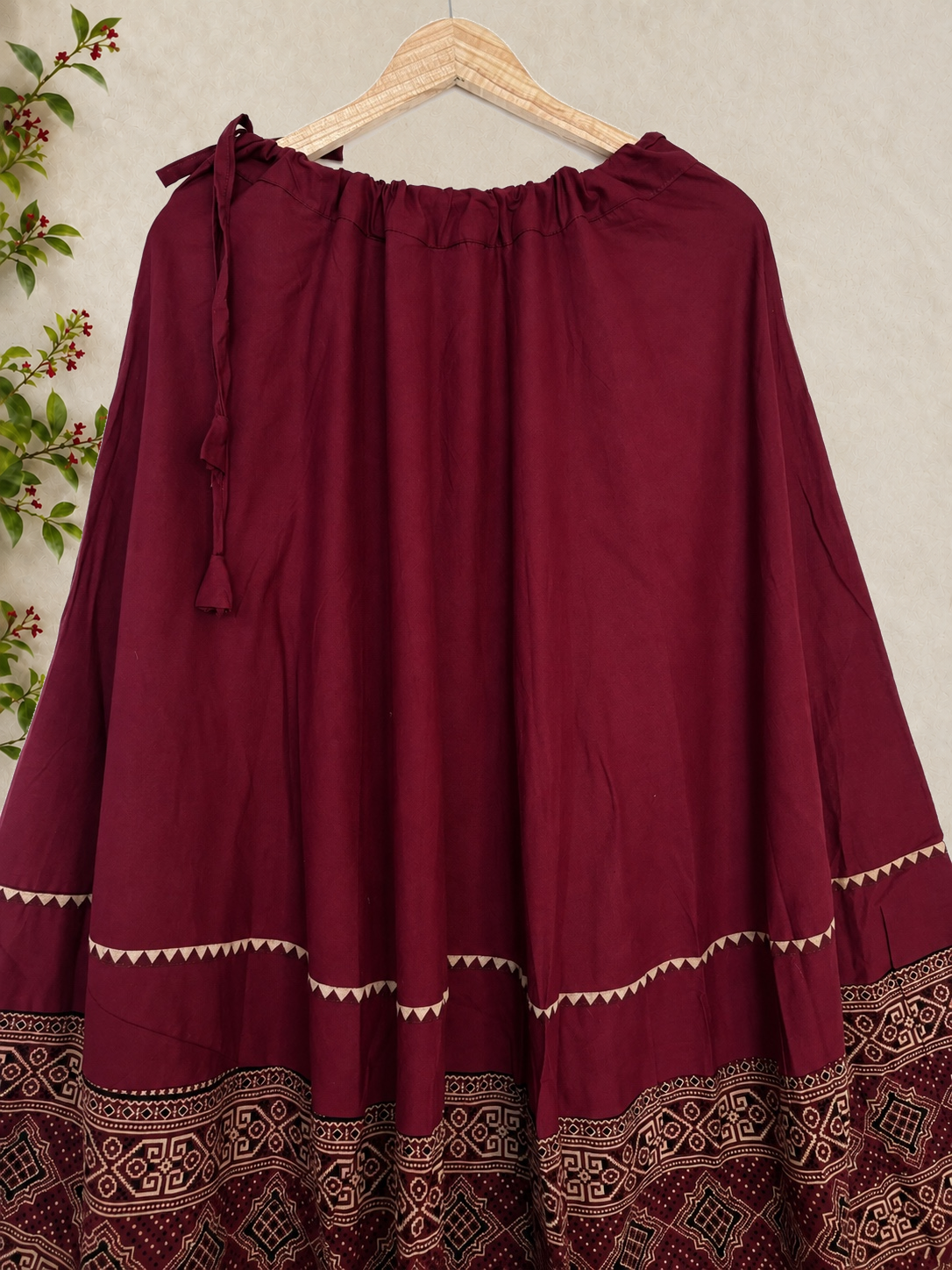 🌺Raasrang ~ Ishani ~ Ajrakh Skirt and Dupatta Set
